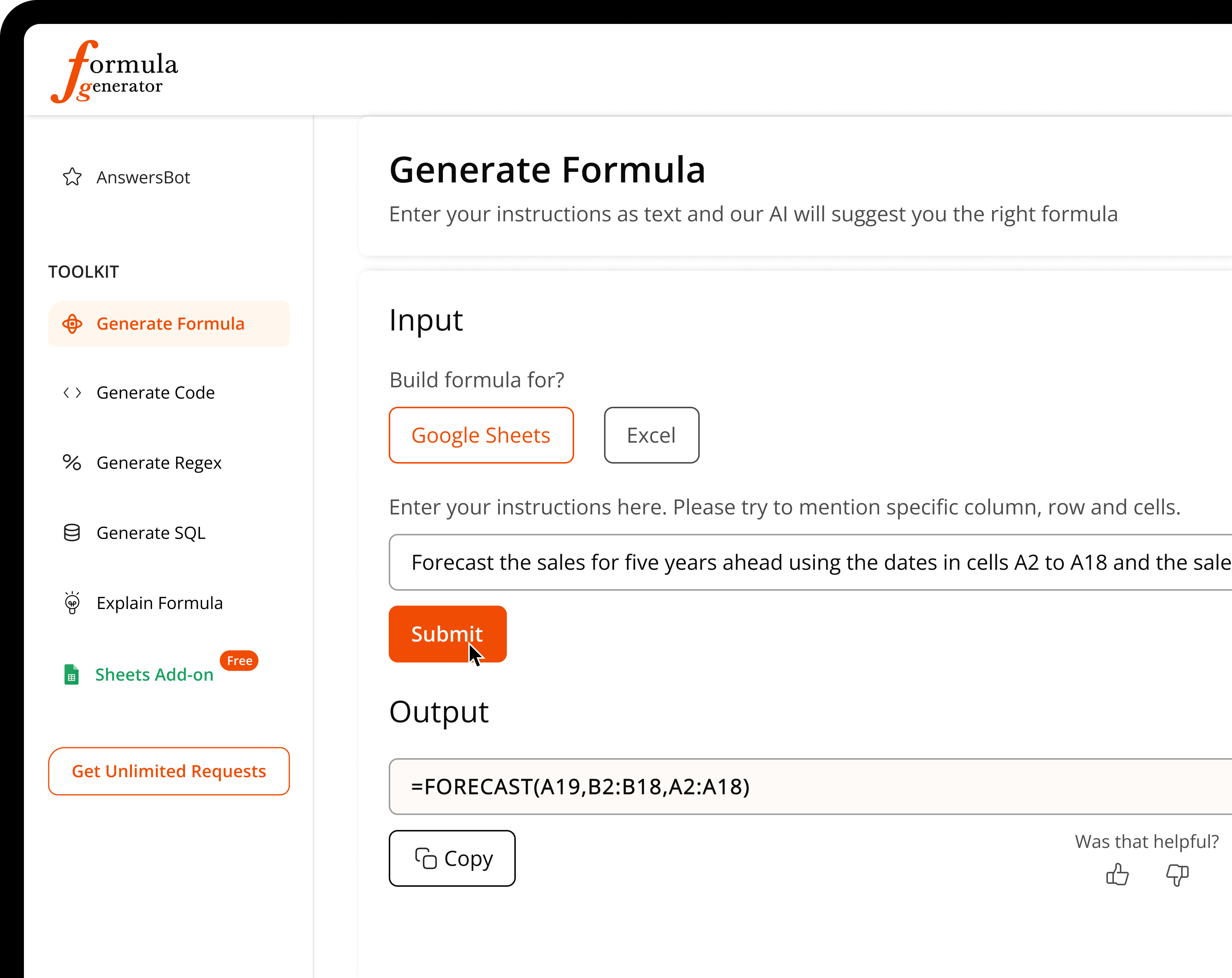 Excel Formula Generator | Excel Formula Bot | GPT3 for Excel